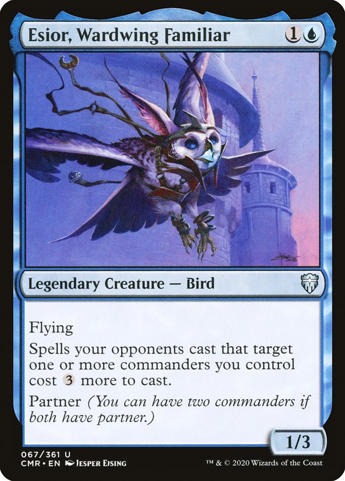 MTG Card Title: Esior, Wardwing Familiar CMR/67