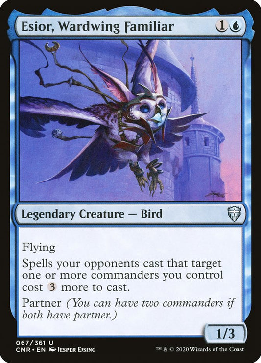MTG Card Title: Esior, Wardwing Familiar CMR/67