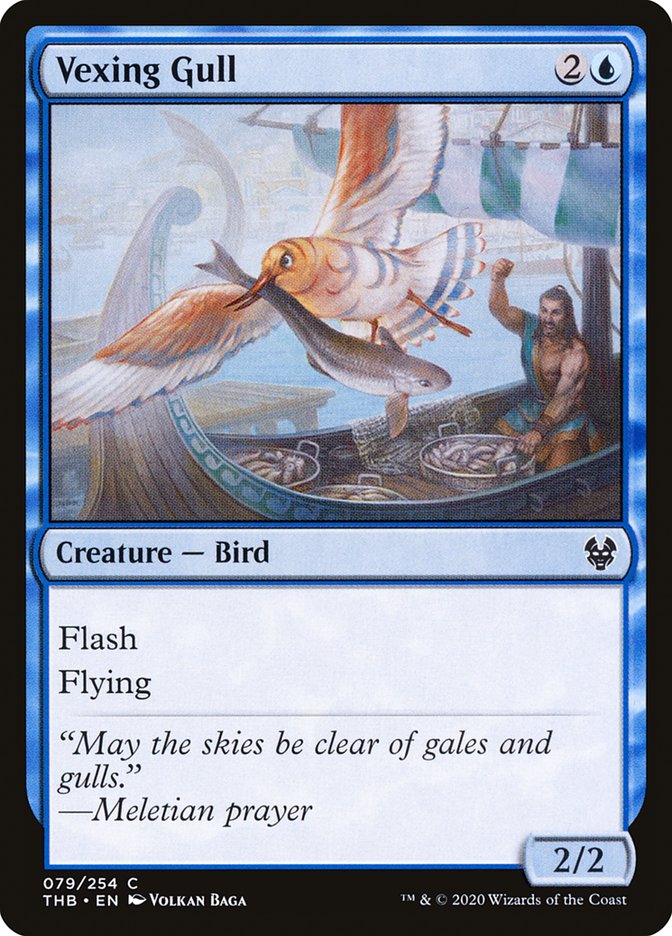 MTG Card Title: Vexing Gull THB/79
