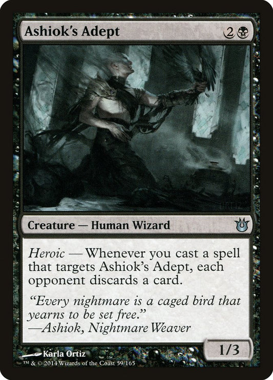 MTG Card Title: Ashiok's Adept BNG/59