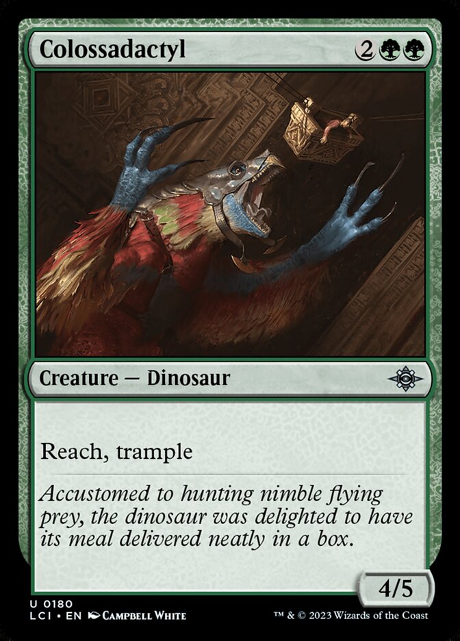 MTG Card Title: Colossadactyl LCI/180