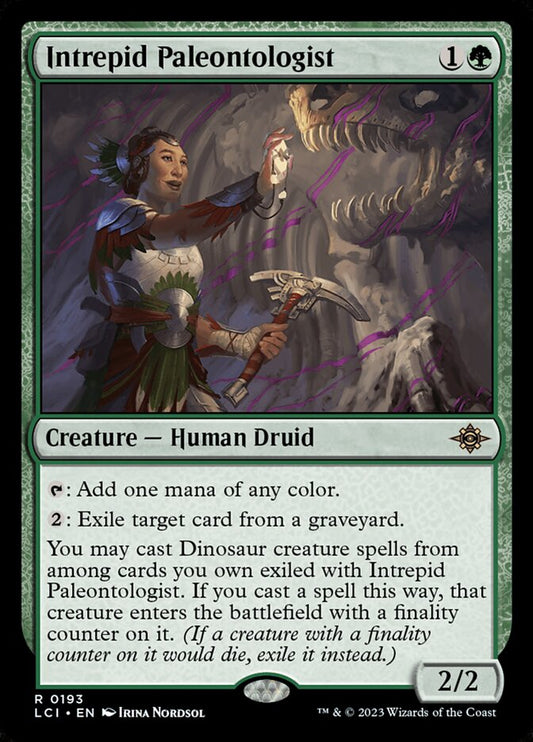 MTG Card Title: Intrepid Paleontologist LCI/193