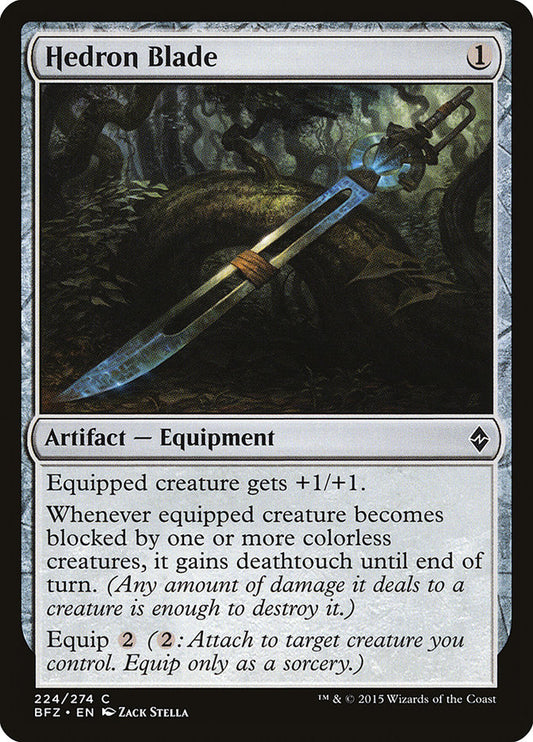 MTG Card Title: Hedron Blade BFZ/224