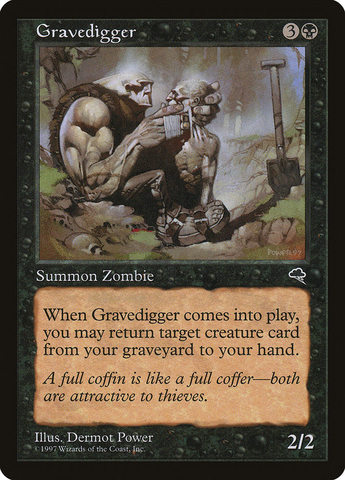 MTG Card Title: Gravedigger TMP/137