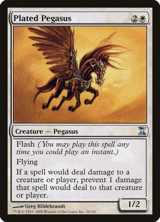 MTG Card Title: Plated Pegasus TSP/34