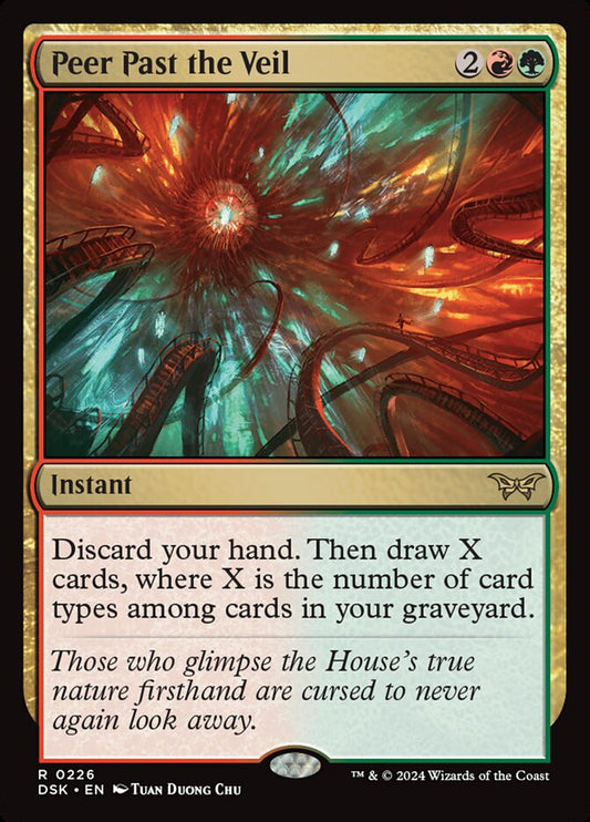 MTG Card Title: Peer Past the Veil DSK/226