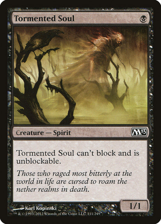 MTG Card Title: Tormented Soul M13/111