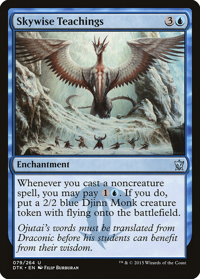 MTG Card Title: Skywise Teachings DTK/79