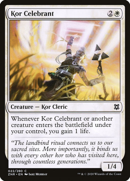 MTG Card Title: Kor Celebrant ZNR/22