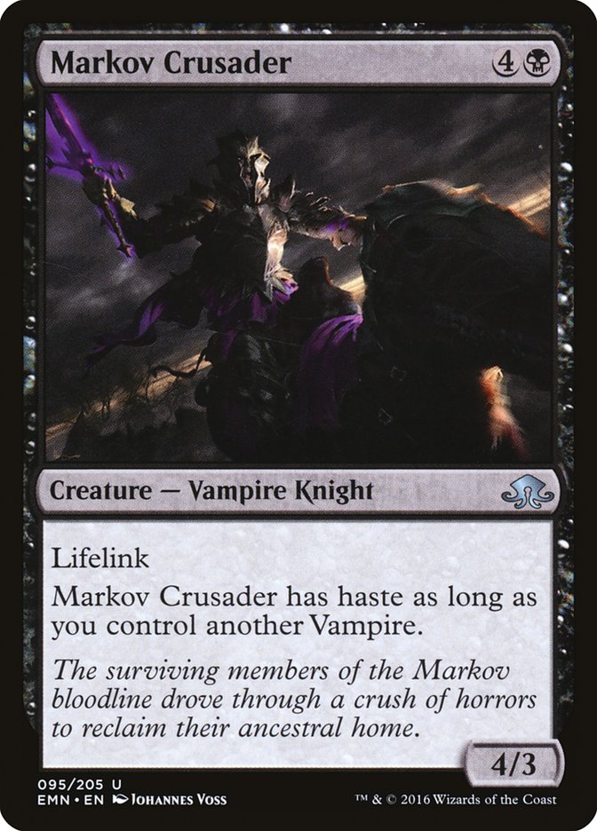 MTG Card Title: Markov Crusader EMN/95