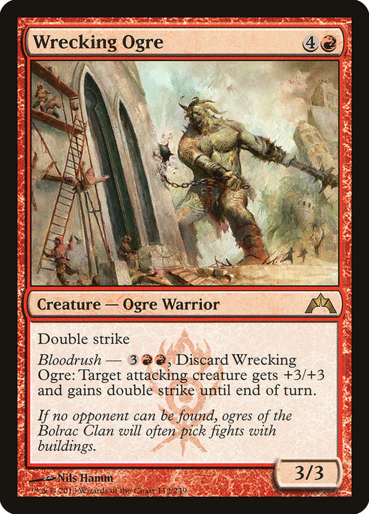MTG Card Title: Wrecking Ogre GTC/112
