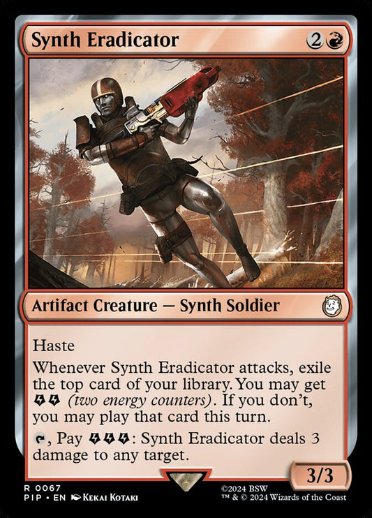 MTG Card Title: Synth Eradicator PIP/67