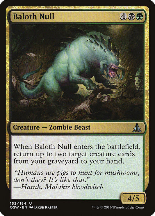 MTG Card Title: Baloth Null OGW/152