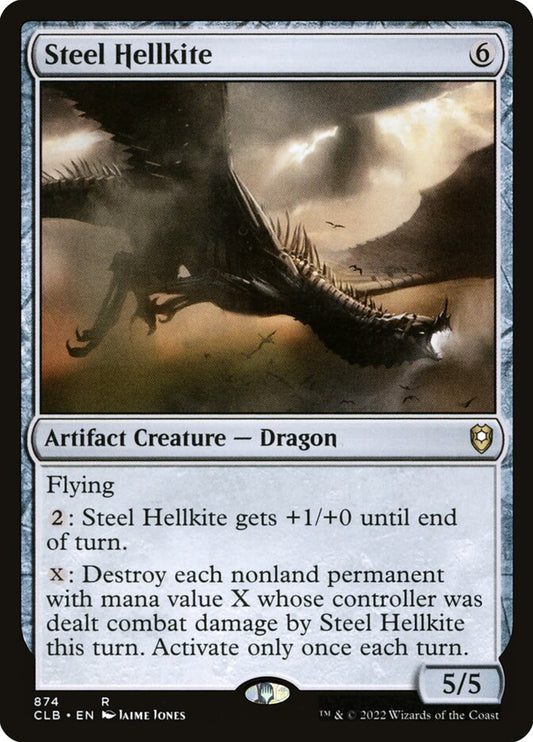 MTG Card Title: Steel Hellkite CLB/874