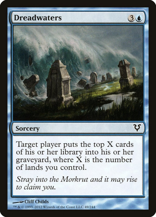 MTG Card Title: Dreadwaters AVR/49
