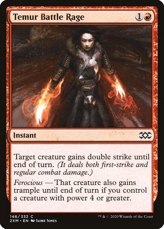 MTG Card Title: Temur Battle Rage 2XM/146