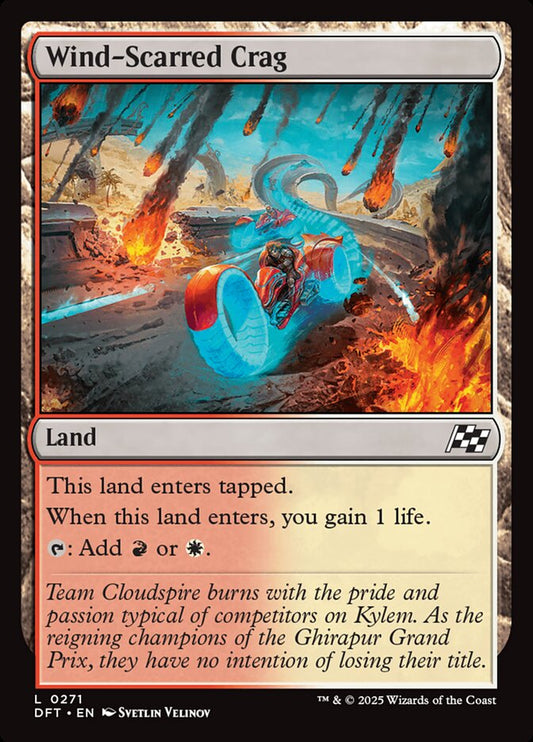 MTG Card Title: Wind-Scarred Crag DFT/271