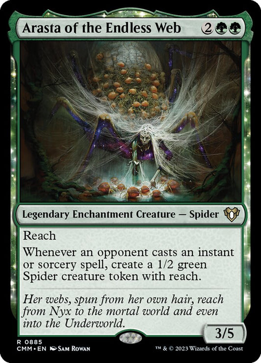 MTG Card Title: Arasta of the Endless Web CMM/885