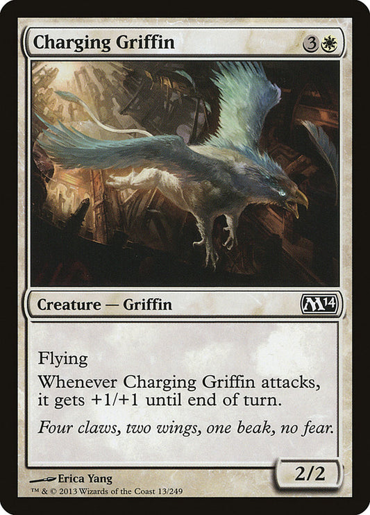 MTG Card Title: Charging Griffin M14/13