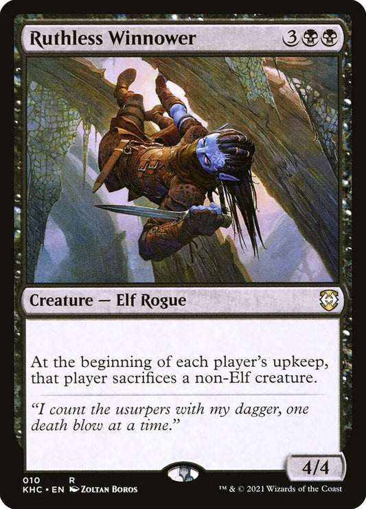 MTG Card Title: Ruthless Winnower KHC/10