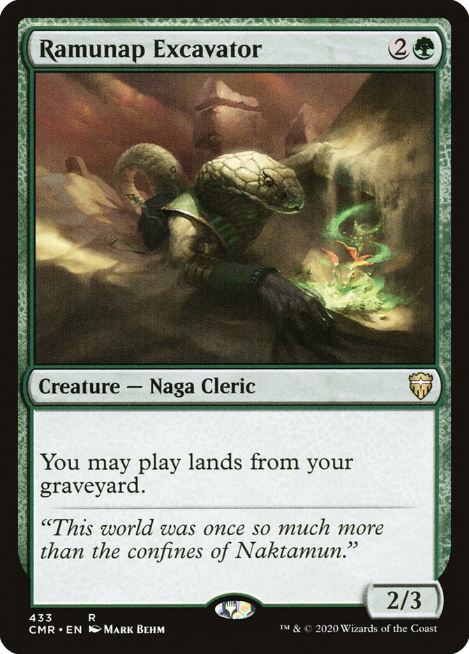 MTG Card Title: Ramunap Excavator CMR/433