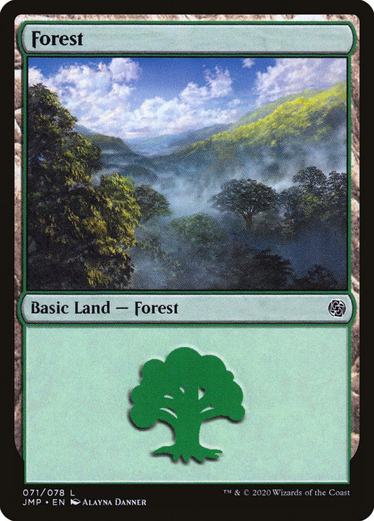MTG Card Title: Forest JMP/71