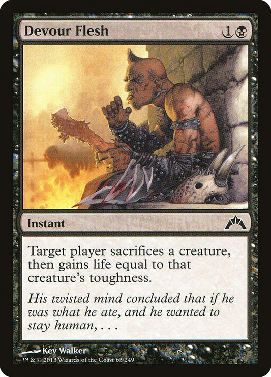 MTG Card Title: Devour Flesh GTC/63