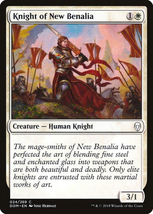 MTG Card Title: Knight of New Benalia DOM/24