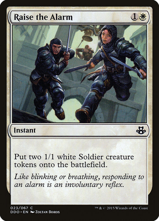 MTG Card Title: Raise the Alarm DDO/23