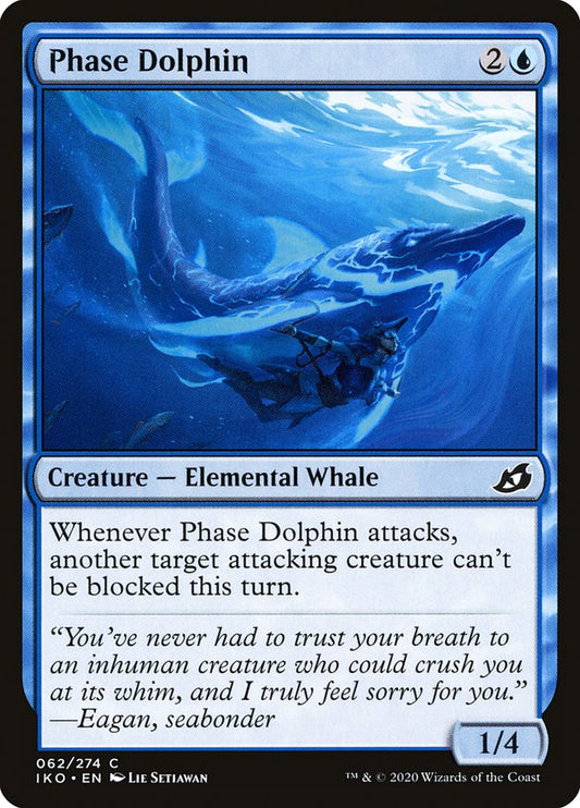 MTG Card Title: Phase Dolphin IKO/62