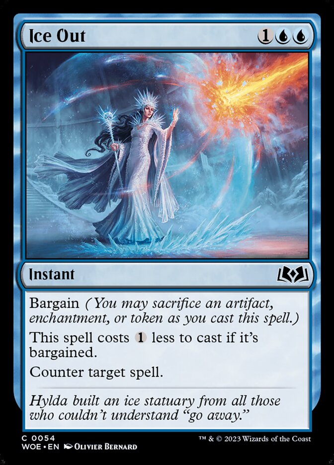 MTG Card Title: Ice Out WOE/54