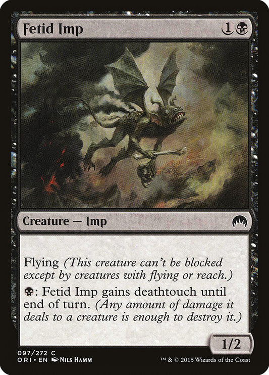 MTG Card Title: Fetid Imp ORI/97