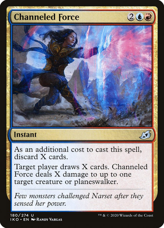 MTG Card Title: Channeled Force IKO/180