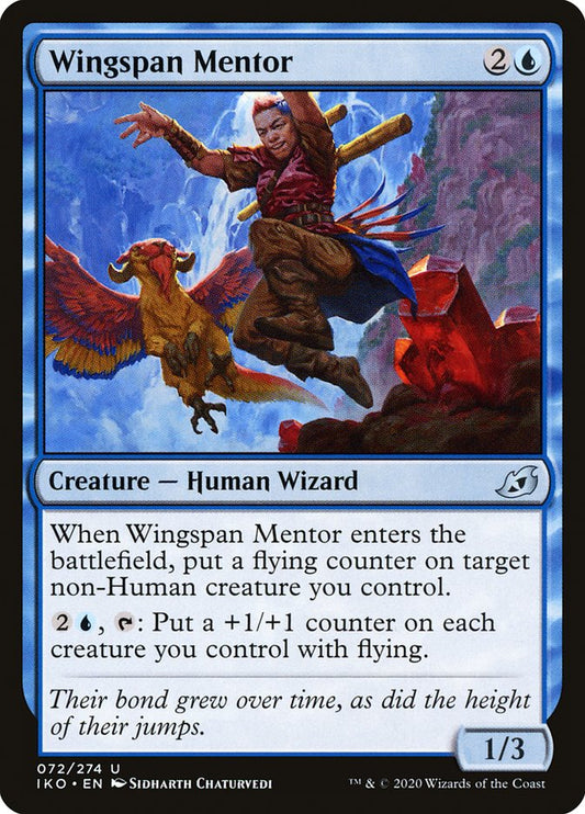 MTG Card Title: Wingspan Mentor IKO/72
