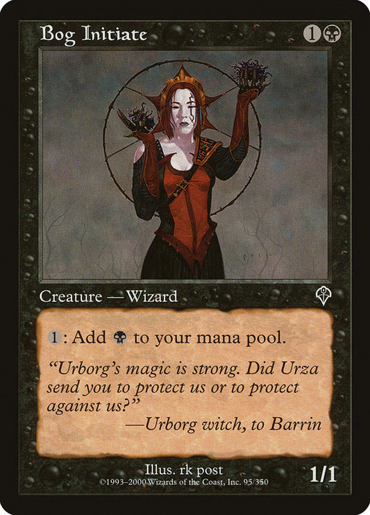 MTG Card Title: Bog Initiate INV/95