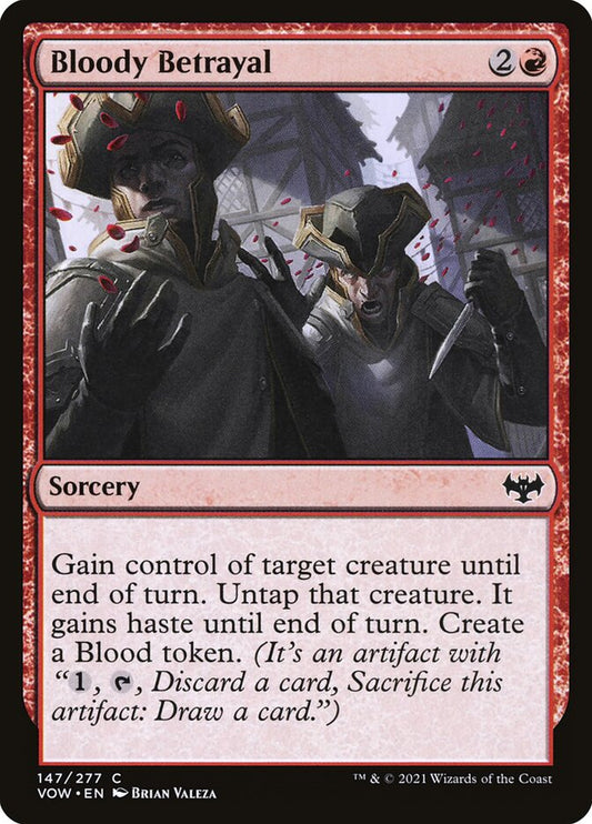MTG Card Title: Bloody Betrayal VOW/147