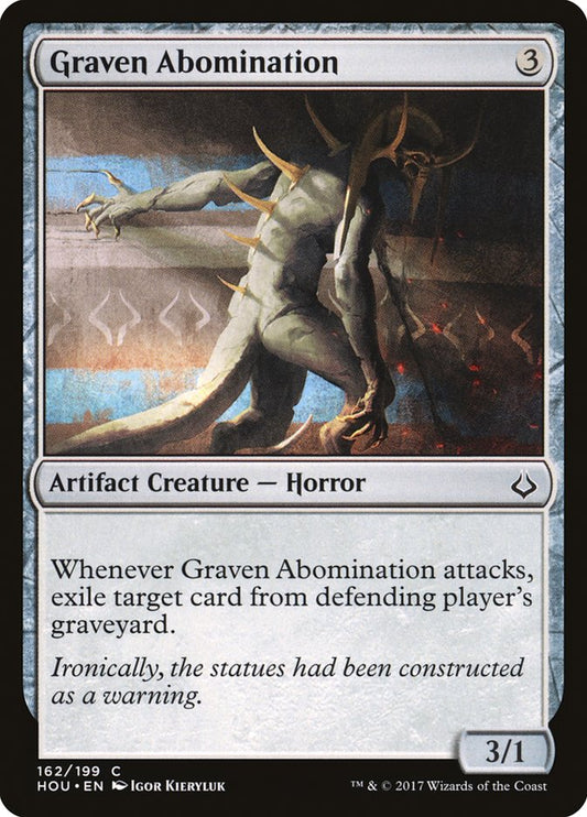 MTG Card Title: Graven Abomination HOU/162