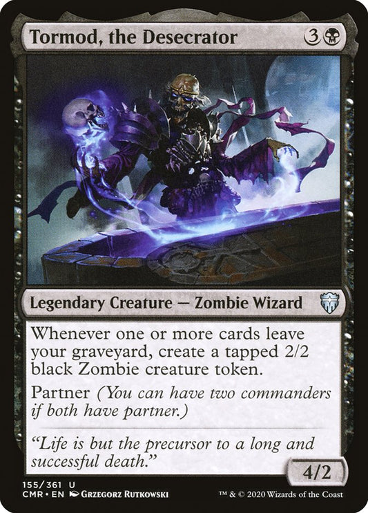 MTG Card Title: Tormod, the Desecrator CMR/155