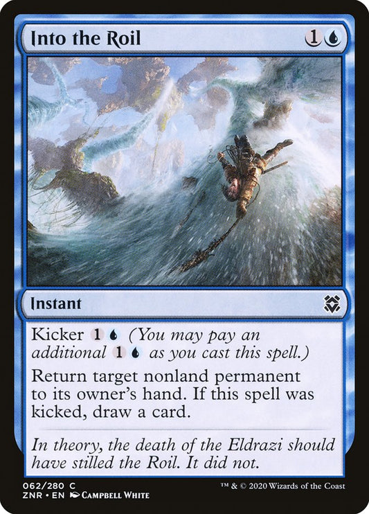 MTG Card Title: Into the Roil ZNR/62