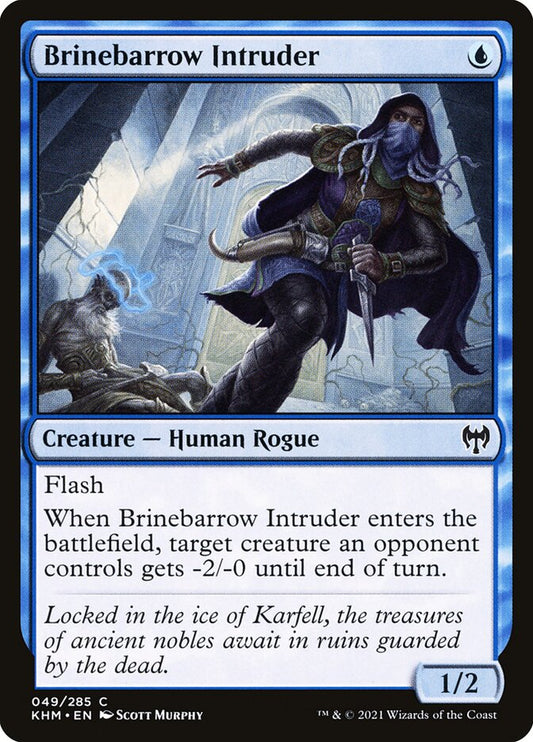 MTG Card Title: Brinebarrow Intruder KHM/49