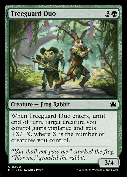 MTG Card Title: Treeguard Duo BLB/200