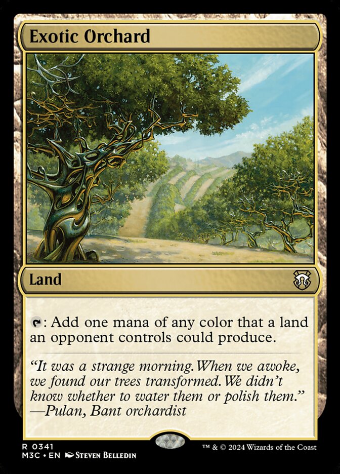 MTG Card Title: Exotic Orchard M3C/341