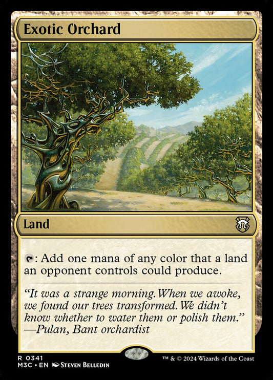 MTG Card Title: Exotic Orchard M3C/341