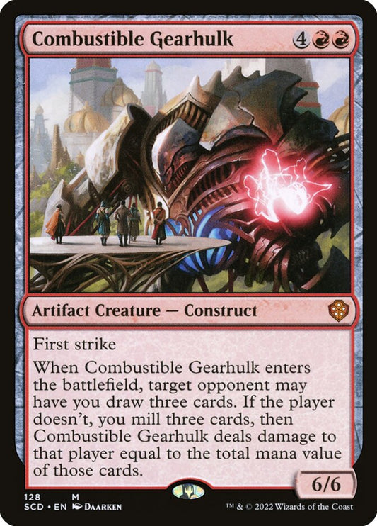 MTG Card Title: Combustible Gearhulk SCD/128