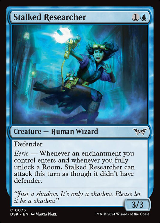 MTG Card Title: Stalked Researcher DSK/73