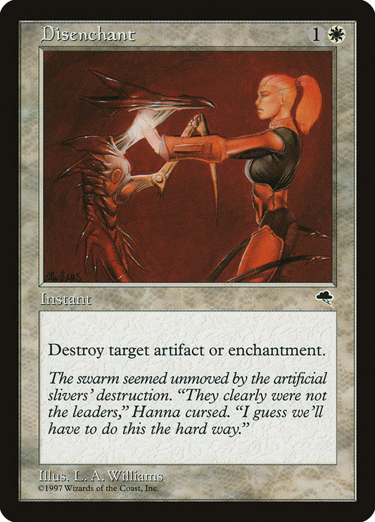 MTG Card Title: Disenchant TMP/16