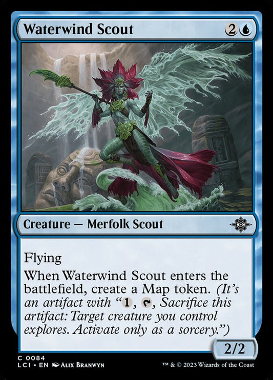 MTG Card Title: Waterwind Scout LCI/84