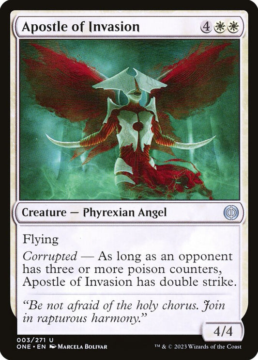 MTG Card Title: Apostle of Invasion ONE/3