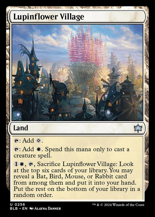 MTG Card Title: Lupinflower Village BLB/256