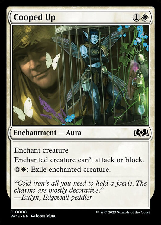 MTG Card Title: Cooped Up WOE/8